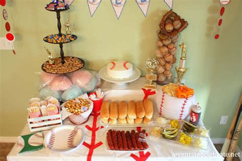 food for a baseball themed party|baseball party menu ideas.